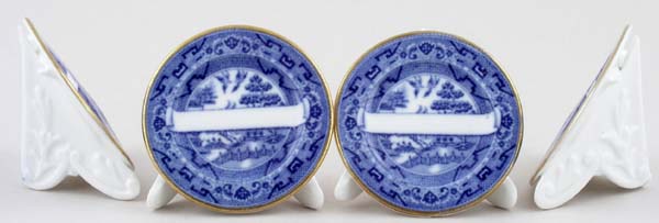 Place Name Holders set of Four c1875